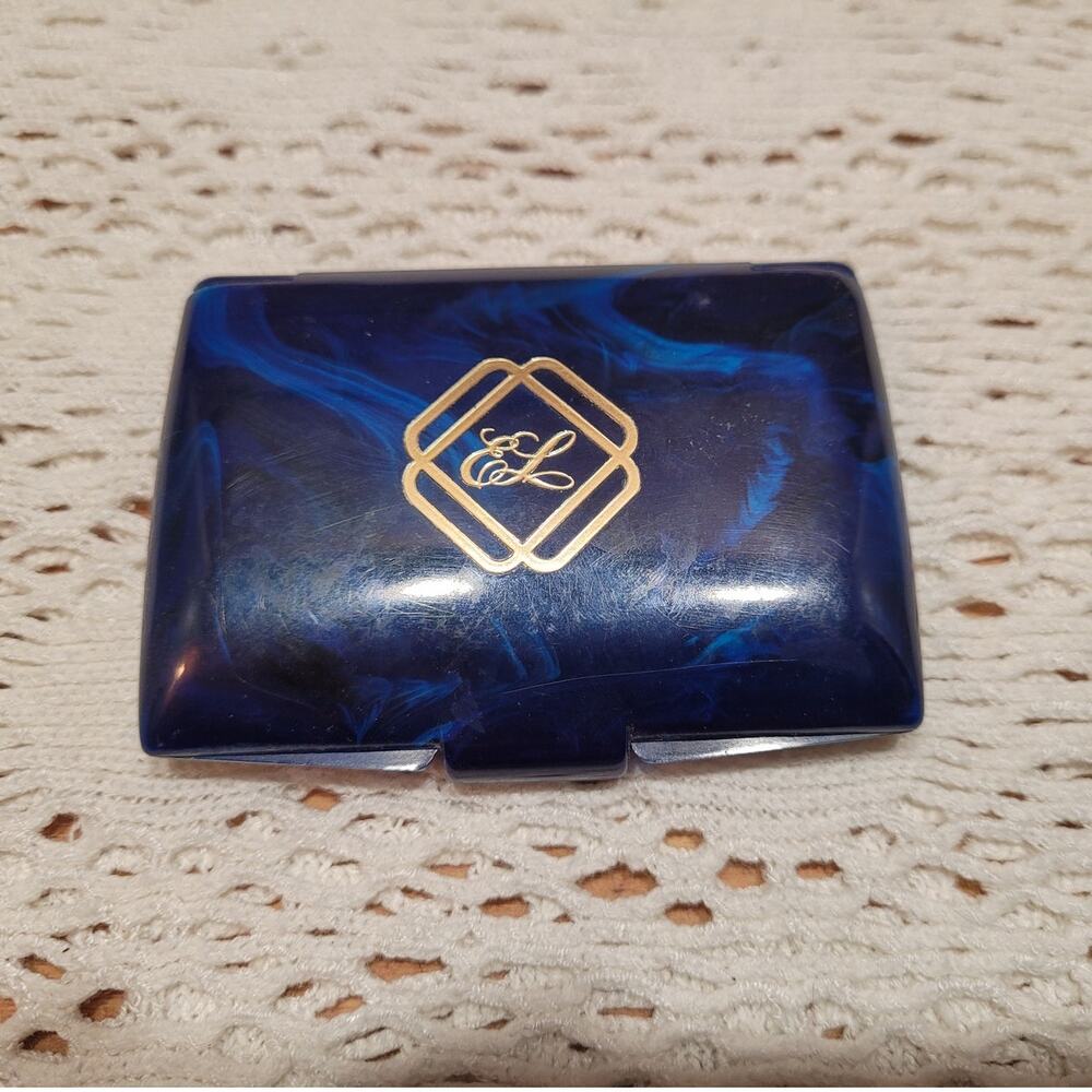 Vintage 1970's Estee Lauder Tender Blusher Soft Peach Blush Makeup Compact